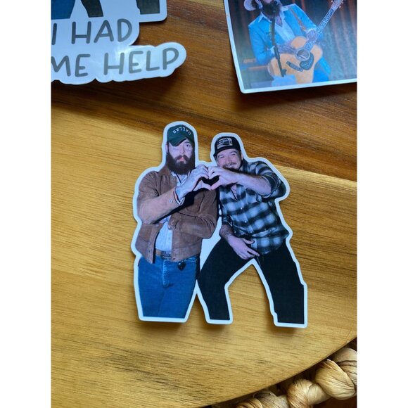Post Malone Morgan Wallen Inspired Stickers Set of 7 Perfect For Water B… - Picture 4 of 8